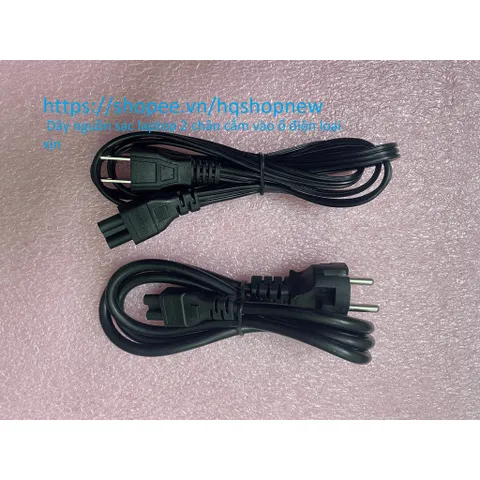 [Dây xịn] Dây nguồn sạc laptop 2 chân cắm vào ổ điện loại xịn PHỤ KIỆN LAPTOP