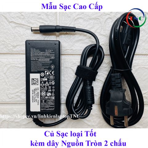 Sạc Dell 19.5V 3.34A 65W Chân Kim To - Adapter Chính Hãng Phụ Kiện Laptop, Bảo Hành 12 Tháng, Hàng Mới 100%