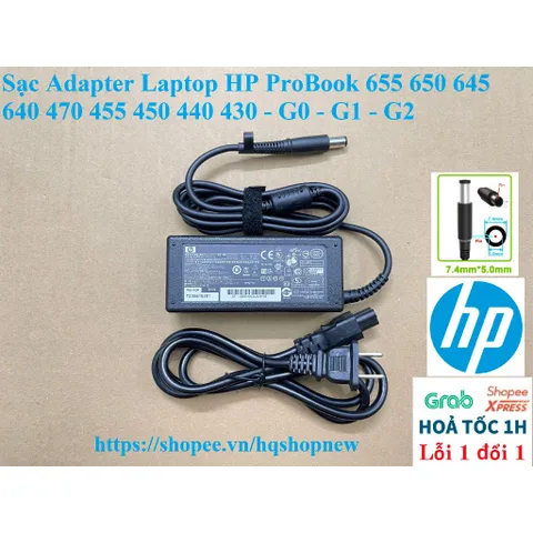 [Sạc zin] Sạc Adapter Laptop HP ProBook 655 650 645 640 470 455 450 440 430 - G0 - G1 PHỤ KIỆN LAPTOP
