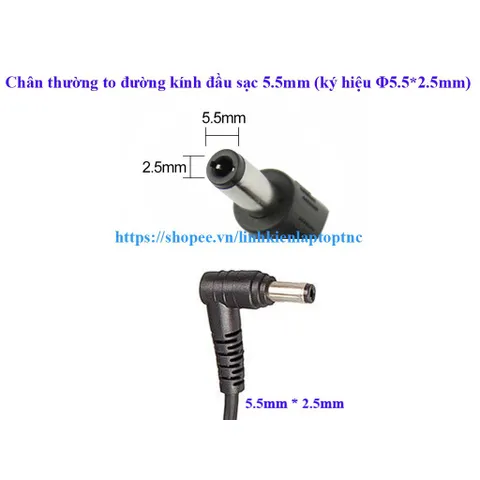 [Sạc Zin] Sạc Laptop Asus 19V 3.42A (65W) chân to ký hiệu đầu sạc Φ5.5*2.5mm PHỤ KIỆN LAPTOP