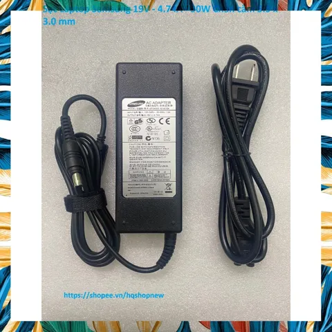 [Sạc zin] Sạc Laptop SAMSUNG. 19V - 4.74A - 90W Chân cắm 5.5 x 3.0 mm PHỤ KIỆN LAPTOP