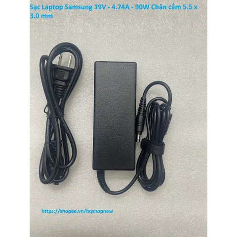 [Sạc zin] Sạc Laptop SAMSUNG. 19V - 4.74A - 90W Chân cắm 5.5 x 3.0 mm PHỤ KIỆN LAPTOP