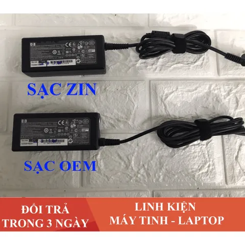 🔝 Sạc Laptop HP 19.5 - 3.33A Chân kim nhỏ (4.5mm x 3.0mm)  kèm dây nguồn
