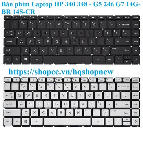 Bàn phím Laptop HP 340 348 - G5  340S 246 G7 14G-BR 14S-CR PHỤ KIỆN LAPTOP