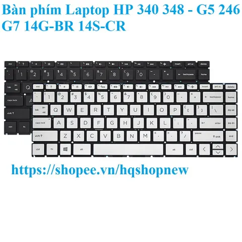 Bàn phím Laptop HP 340 348 - G5  340S 246 G7 14G-BR 14S-CR PHỤ KIỆN LAPTOP