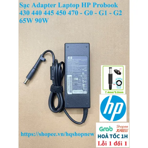 [Sạc zin] Sạc Adapter Laptop HP Probook 430 440 445 450 470 - G0 - G1 - G2 65W 90W PHỤ KIỆN LAPTOP