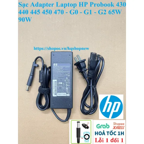 [Sạc zin] Sạc Adapter Laptop HP Probook 430 440 445 450 470 - G0 - G1 - G2 65W 90W PHỤ KIỆN LAPTOP