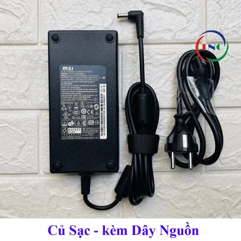 Sạc Laptop MSI Gaming 19.5V 9.23A (180W) chân 5.5x2.5mm -Không Có Kim Nhỏ - đường kính đầu sạc 5.5mm PHỤ KIỆN LAPTOP