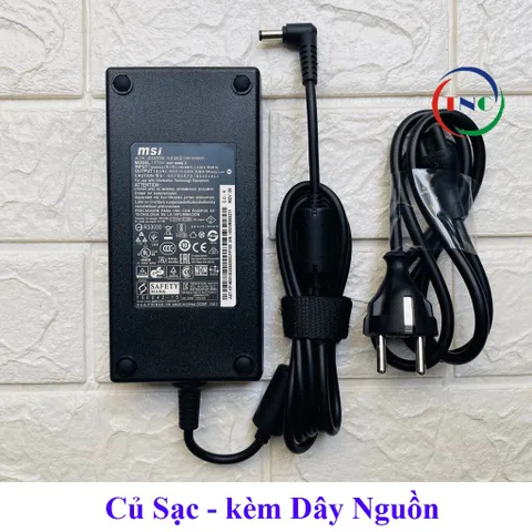 Sạc Laptop MSI Gaming 19.5V 9.23A (180W) chân 5.5x2.5mm -Không Có Kim Nhỏ - đường kính đầu sạc 5.5mm PHỤ KIỆN LAPTOP