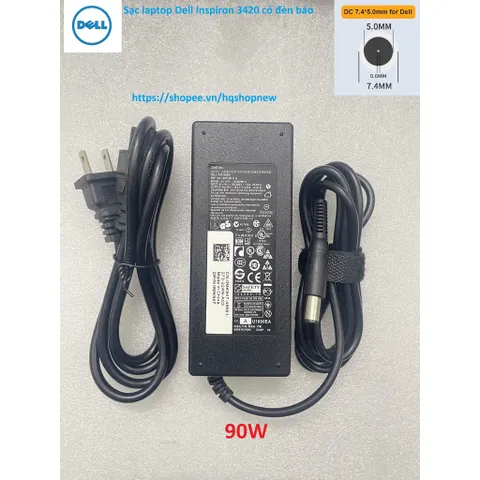 [Sạc zin] Sạc laptop Dell Inspiron 3420 có đèn báo PHỤ KIỆN LAPTOP