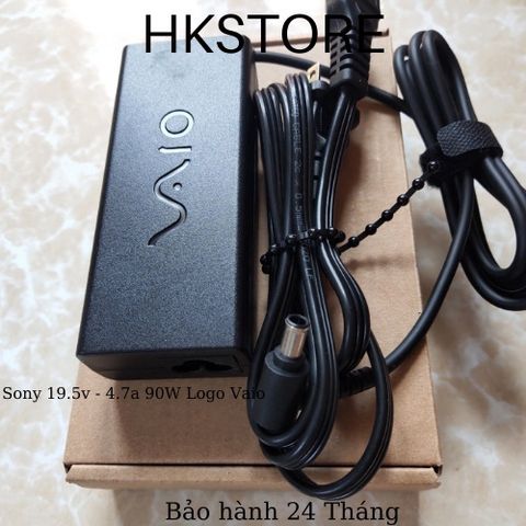Sạc Laptop Chính Hãng Sony 19.5V - 3.9A 75W Logo Vaio, Bảo Hành 24 Tháng, Tương Thích CR CS NR NS NW SR EA