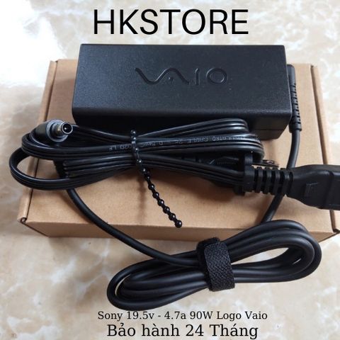 Sạc Laptop Chính Hãng Sony 19.5V - 3.9A 75W Logo Vaio, Bảo Hành 24 Tháng, Tương Thích CR CS NR NS NW SR EA