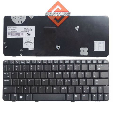 Bàn phím Laptop HP CQ20 2230 2230S - Chuẩn US Layout, Chất lượng Cao, Bảo Hành 09 Tháng, Thay Thế Dễ Dàng