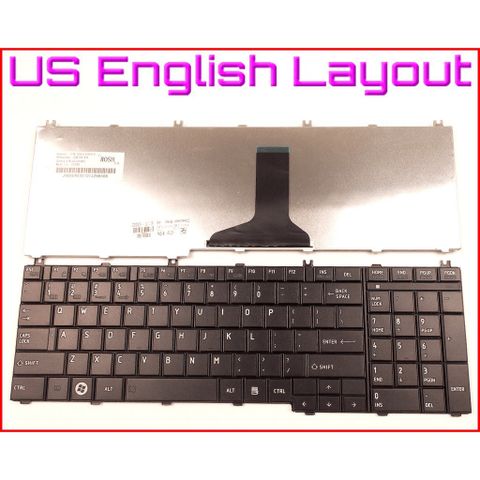Bàn Phím Laptop Toshiba Satellite L650 C650 C655 L655D - US Layout, Chất Lượng Cao, Bảo Hành 09 Tháng