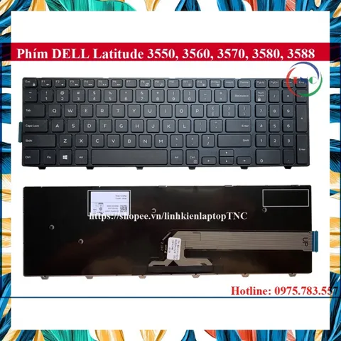 Bàn Phím Laptop Dell Latitude 3550 3560 3570 3580 3588 PHỤ KIỆN LAPTOP