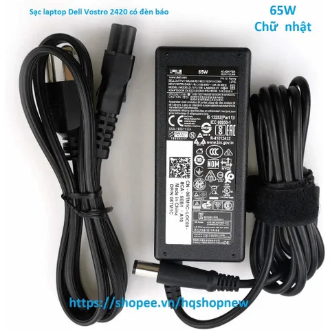 [Sạc zin] Sạc laptop Dell Vostro 2420 19.5V - 3.34A - 4.62A - 65W - 90W Chân kim to 7.4 x 5.0 mm PHỤ KIỆN LAPTOP