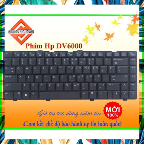 Bàn Phím Laptop HP Pavilion DV6000 - Phím US Layout Chất Lượng Cao, Bảo Hành 09 Tháng, Thay Thế Dễ Dàng