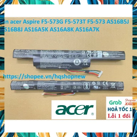 Pin acer Aspire F5-573G F5-573T F5-573 AS16B5J AS16B8J AS16A5K AS16A8K AS16A7K PHỤ KIỆN LAPTOP