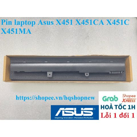 Pin Laptop Asus X451 X451CA X451C X451MA - Phụ Kiện Chính Hãng 4 Cell, Mới 100% với Bảo Hành Đổi Mới