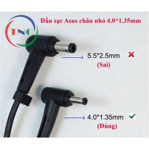 Sạc Laptop Asus 19V 3.42A 65W Chân Nhỏ 4.0mm - Thay Thế Tương Thích A556 A510U X541 X542 A540 K401L K401LB