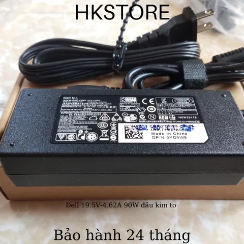 🔝 Sạc Laptop Dell 19.5V-4.62A 90W Kim To Dell E6420 E6520 E4300 E5400 E6400 E6410 E6500 N5110 N7110 1014 3400 3500 7466