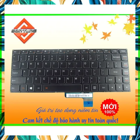 Bàn Phím Laptop Lenovo Yoga 2 13 Series US Layout - Chất Lượng Cao, Bảo Hành 09 Tháng, Thay Thế Dễ Dàng