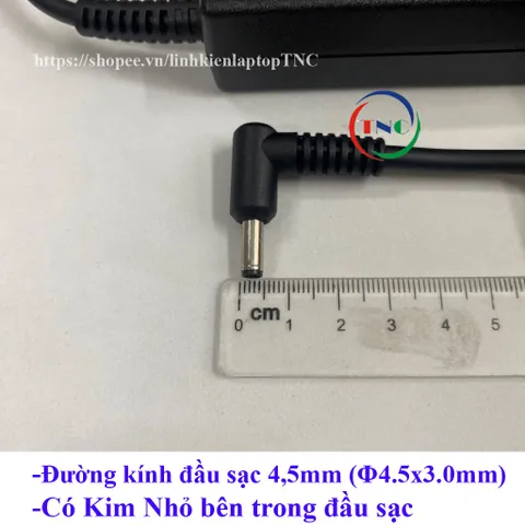 [Chân Nhỏ] Thay cho Sạc Laptop ASUS 19.5V 7.7A - 150W Chân 4.5x3.0mm -Có Kim Nhỏ trong đầu sạc chân - đường kính 4.5mm P