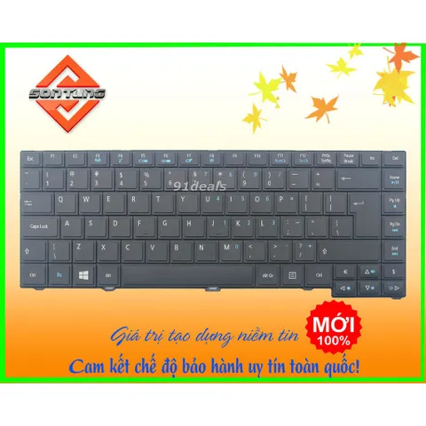 Bàn Phím Thay Thế Acer TravelMate TM4750 P643 P243 - Chuẩn US, Bảo Hành 09 Tháng, Độ Nhạy Cao, Không Liệt Phím