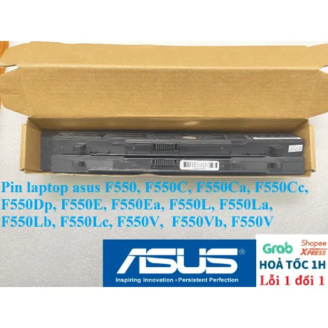 Pin laptop asus F550, F550C, F550Ca, F550Cc, F550Dp, F550E, F550Ea, F550L, F550La, F550Lb, F550Lc, F550V,  F550Vb, F550V