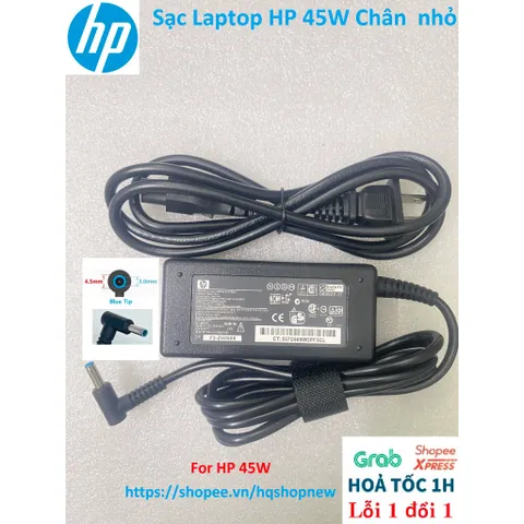 Sạc Laptop HP Chân to / Nhỏ 18.5V - 3.5A / 19V - 4.74A / 19.5V - 3.33A / 19.5V - 2.31A - Sạc máy tính Hp 45W / 65W / 90W