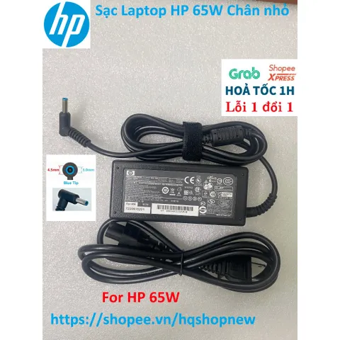 Sạc Laptop HP Chân to / Nhỏ 18.5V - 3.5A / 19V - 4.74A / 19.5V - 3.33A / 19.5V - 2.31A - Sạc máy tính Hp 45W / 65W / 90W