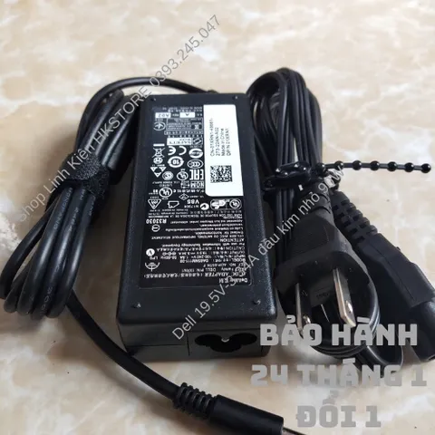 🔝 Sạc Laptop Dell 19.5V-3.34A 65W Kim Nhỏ Dell 3147 3148 3551 5458 5555 5558 5755 5758 5759 7348 xps13 9343 9350 9360