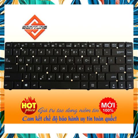 Bàn Phím Laptop Asus K45 K45A K45V K45VD K45VJ K45VM K45VS - Phụ Kiện Chất Lượng, Độ Nhạy Cao, Bảo Hành 09 Tháng