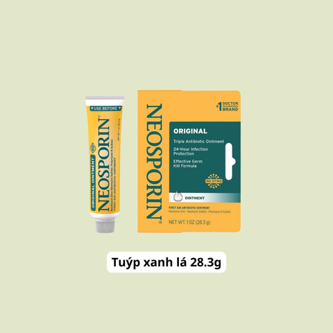 Kem Mỡ Kháng Viêm Neosporin - Giảm Đau, Ngừa Nhiễm Trùng, Giúp Liền Sẹo - Sản Phẩm Mỹ Chính Hãng