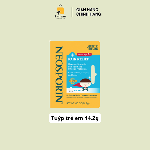 Kem Mỡ Kháng Viêm Neosporin - Giảm Đau, Ngừa Nhiễm Trùng, Giúp Liền Sẹo - Sản Phẩm Mỹ Chính Hãng