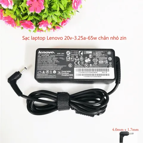 🔝 Sạc laptop Lenovo (Zin) 20V - 3.25A - 65W chính hãng chân nhỏ