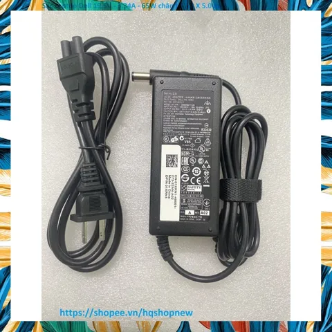 [Sạc zin] Sạc Laptop Dell 19.5V - 3.34A - 65W chân to 7.4 X 5.0 mm PHỤ KIỆN LAPTOP