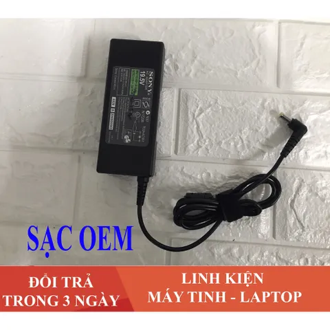 🔝 Sạc Laptop Sony 19.5V - 3.9A ( Apdapter Sony 19.5V - 3.9A )