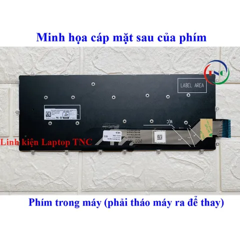 Bàn Phím Laptop Dell Inspiron 7466 7460 7467 7560 3379 3490 Zin có Led / Không Led - phím trong máy PHỤ KIỆN LAPTOP