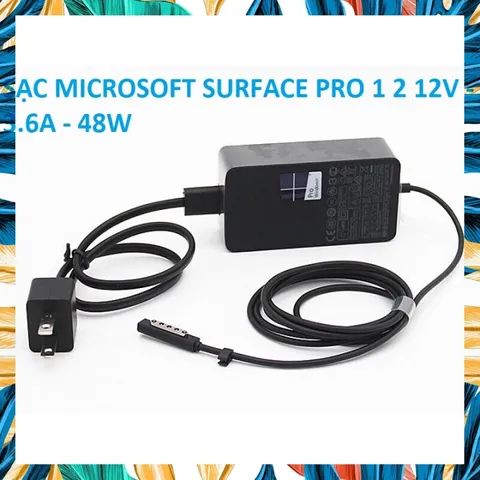 Sạc Microsoft Surface 24W/36W/44W/65W/102W/127W - Bộ sạc nhanh cho Laptop Surface Pro 1 2 3 4 5 6 7 8 9 và Surface Book