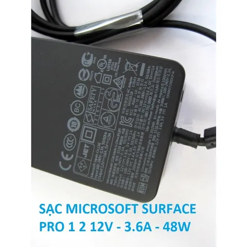 Sạc Microsoft Surface 24W/36W/44W/65W/102W/127W - Bộ sạc nhanh cho Laptop Surface Pro 1 2 3 4 5 6 7 8 9 và Surface Book