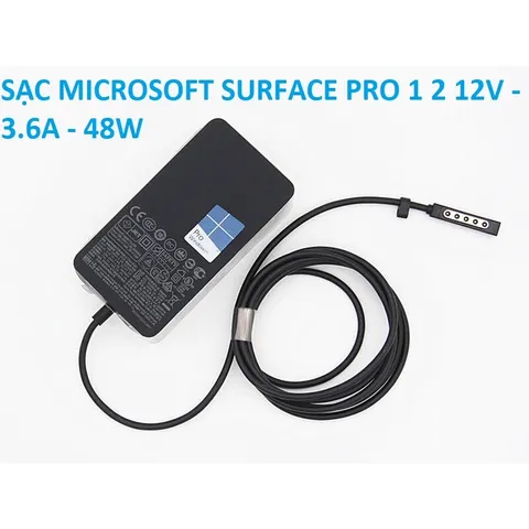 Sạc Microsoft Surface 24W/36W/44W/65W/102W/127W - Bộ sạc nhanh cho Laptop Surface Pro 1 2 3 4 5 6 7 8 9 và Surface Book