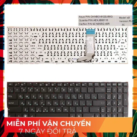 Bàn phím laptop Asus A556U A556UA A556UB A556UF A556UJ PHỤ KIỆN LAPTOP