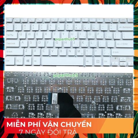 Bàn Phím Laptop Sony SVF143A1YW, SVF14327SGB, SVF14327SGW - Phụ Kiện Chất Lượng Cao, Kiểm Định, Gõ Nhạy