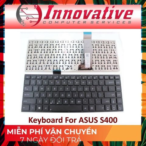 Bàn phím Laptop Asus S400 S400C S400CA - Phụ kiện chất lượng cao, bảo đảm tương thích hoàn hảo với máy tính của bạn