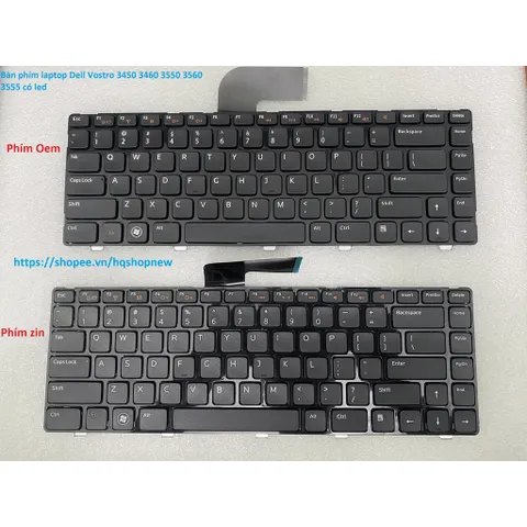 [Có đèn] Bàn phím laptop Dell Vostro 3450 3460 3550 3560 3555 có led PHỤ KIỆN LAPTOP