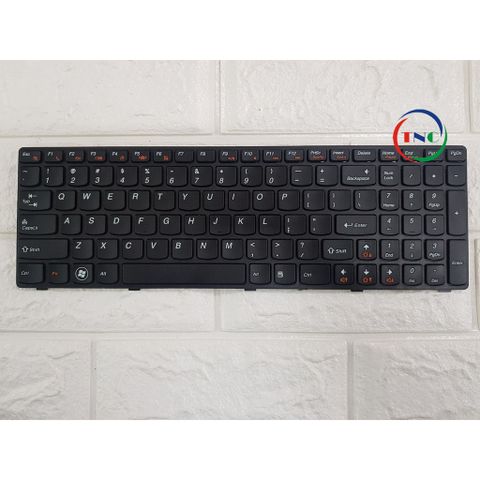Bàn phím Laptop Lenovo G580 - Phím Tiếng Anh Đen Chính Hãng, Dễ Lắp Ráp, Bảo Hành 9 Tháng