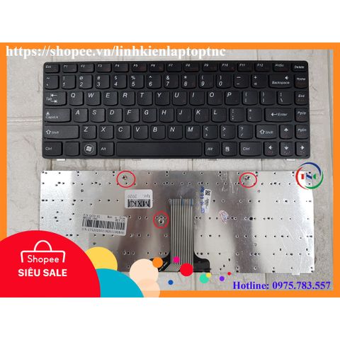Phím Laptop Lenovo G470 G475 B470 V470 B490 B475 - Màu Đen, Ngôn Ngữ Tiếng Anh, Bảo Hành 9 Tháng, Chất Liệu Cao Cấp
