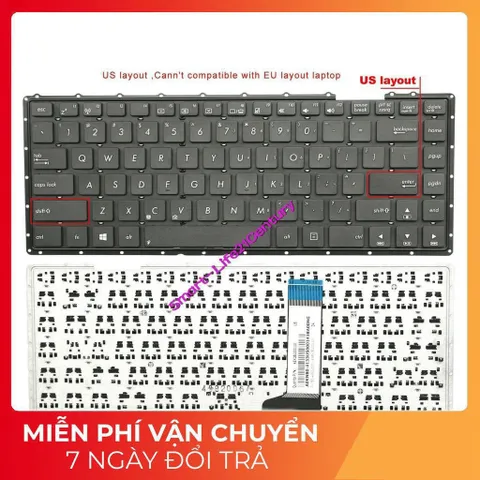Bàn phím laptop Asus F454L F454LA F454LD F454LF F454LJ PHỤ KIỆN LAPTOP