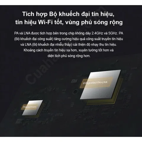 🔆 Bộ Phát Wifi Mi Mi Router Gen 4A băng tần kép 2.4G & 5G băng thông 1200Mbps  BH 12 tháng ( Chính Hãng ) -  Có Kèm The